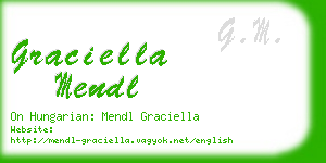graciella mendl business card